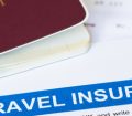 Travel Insurance document and passport