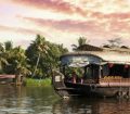 Boat on the river, Kerala