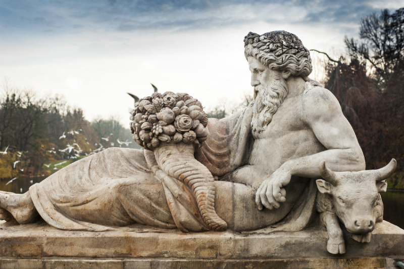Statue near Lazienki Palace
