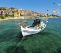 Fishermans boat in Halkidiki