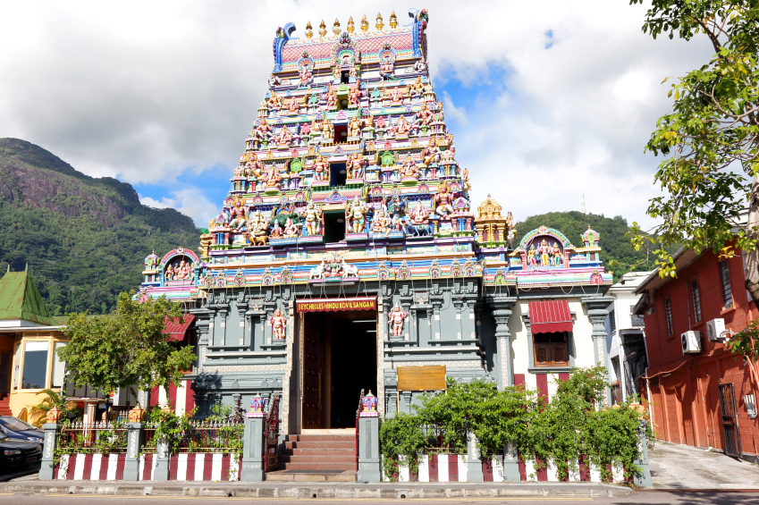 Temple in Seychelles