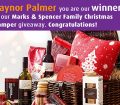 An overspilling christmas hamper - Gaynor Palmer Christmas Hamper Winner