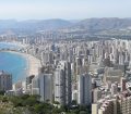 Benidorm coastline
