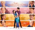 The Second Best Exotic Marigold Hotel movie poster showing the stars of the movie.