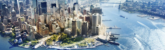 New York from the sky