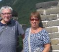 Ian and Sandra at the Great Wall of China