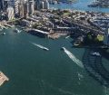 An aerial view of Sydney Harbour Bridge