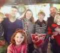 Lucy Braga and family celebrating mother's day