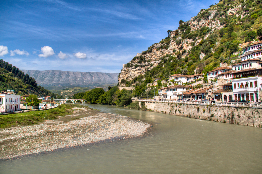 Berat by the river