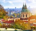 Cityscape of Prague in the Sun