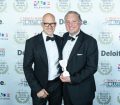 Ryan Howsam (Chairman) and Chris Rolland (CEO) collect Staysure's Best Travel Insurance Provider award