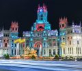 Cibeles square, Madrid, at Christmas