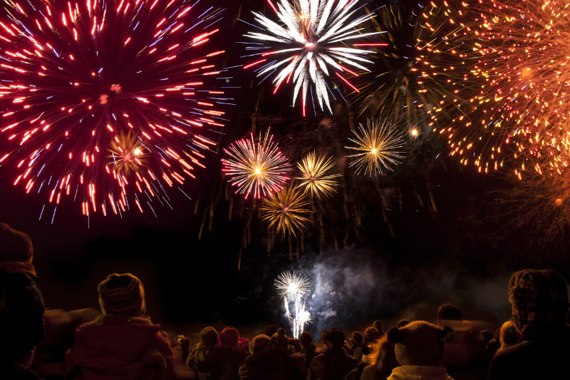 New Year's firework display