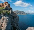 Medieval church at Monemvasia, Peloponnese, Greece