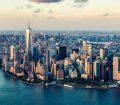 new york skyline at twilight
