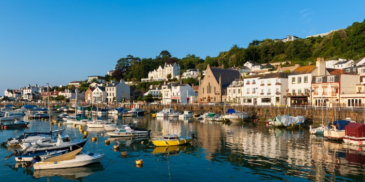 Saint Aubin village in Jersey