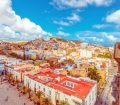 Views over buildings in Old Las Palmas in Gran Canaria