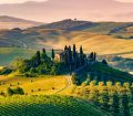 Landscape view of Tuscany in Italy