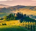 Landscape view of Tuscany in Italy